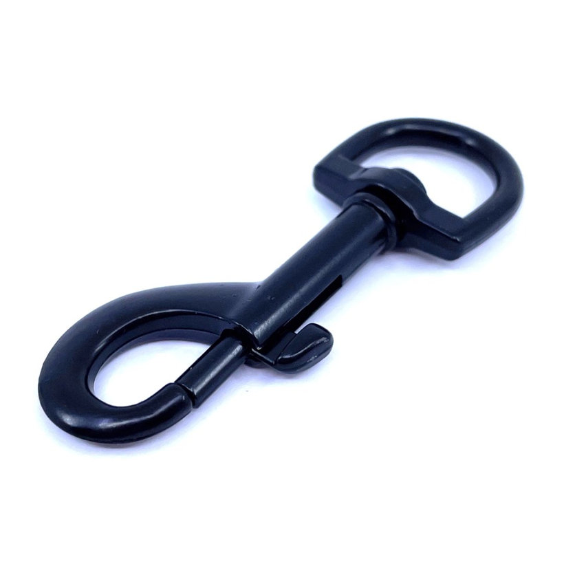 Forgó karabiner fekete 55x10mm