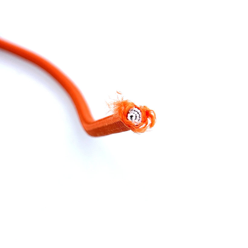 Gumikötél gumi maggal narancs PP 6mm