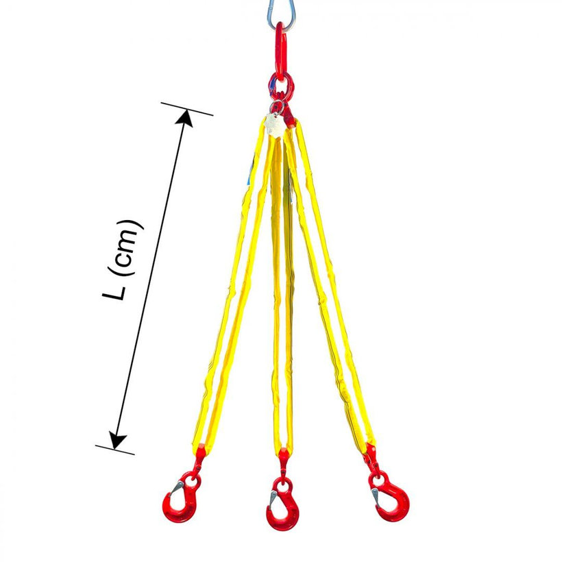 Textil függeszték SZEM-3 KAMPÓ 6300/4500 kg, 1,5 m