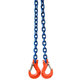 Láncos felfüggesztés szem-2 kampó 100 o. rövidítővel (4,5 m, 14000/10000 kg, 16 mm)