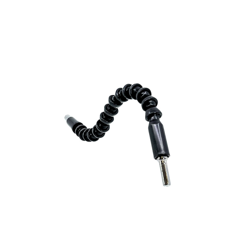 Hosszú rugalmas bittartó gyorskioldással - fekete