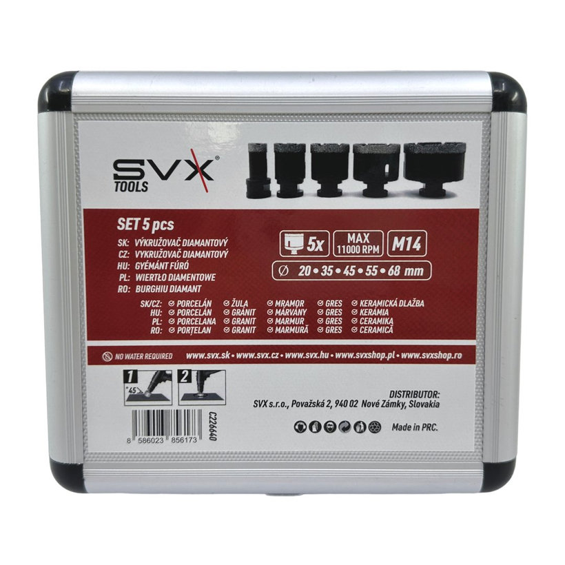 Marókészlet - gyémánt (20-68mm)