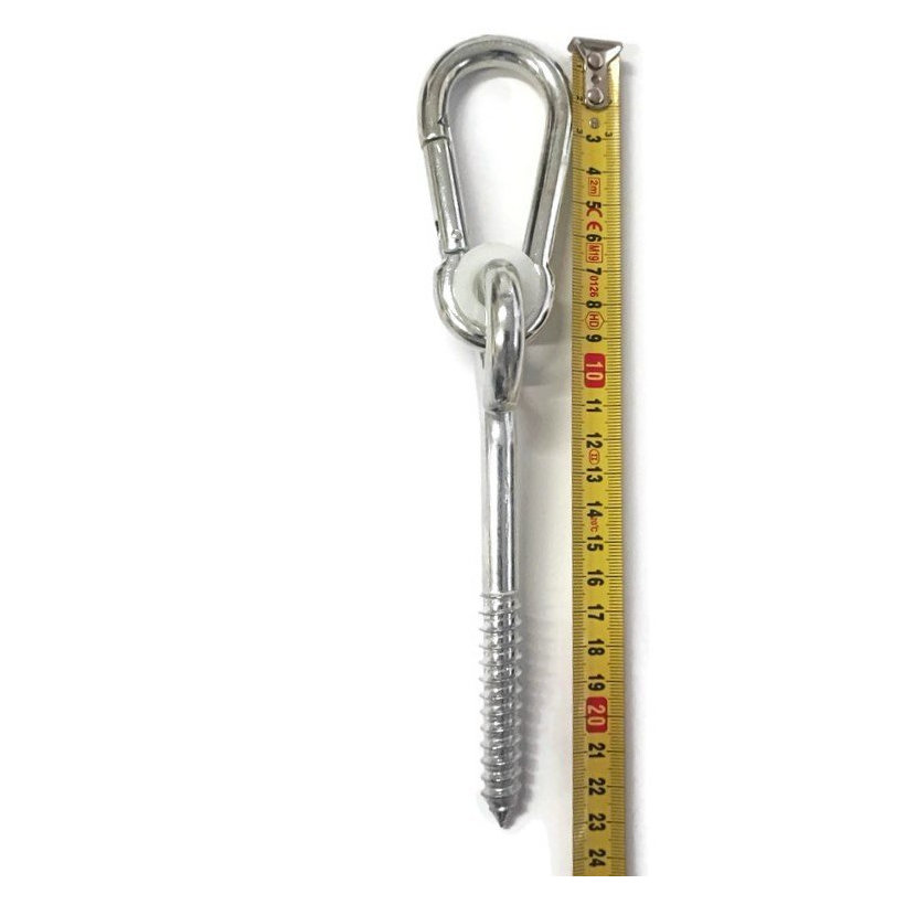 Hintakampó karabinerrel és csavarral horganyzott 10,6x230mm