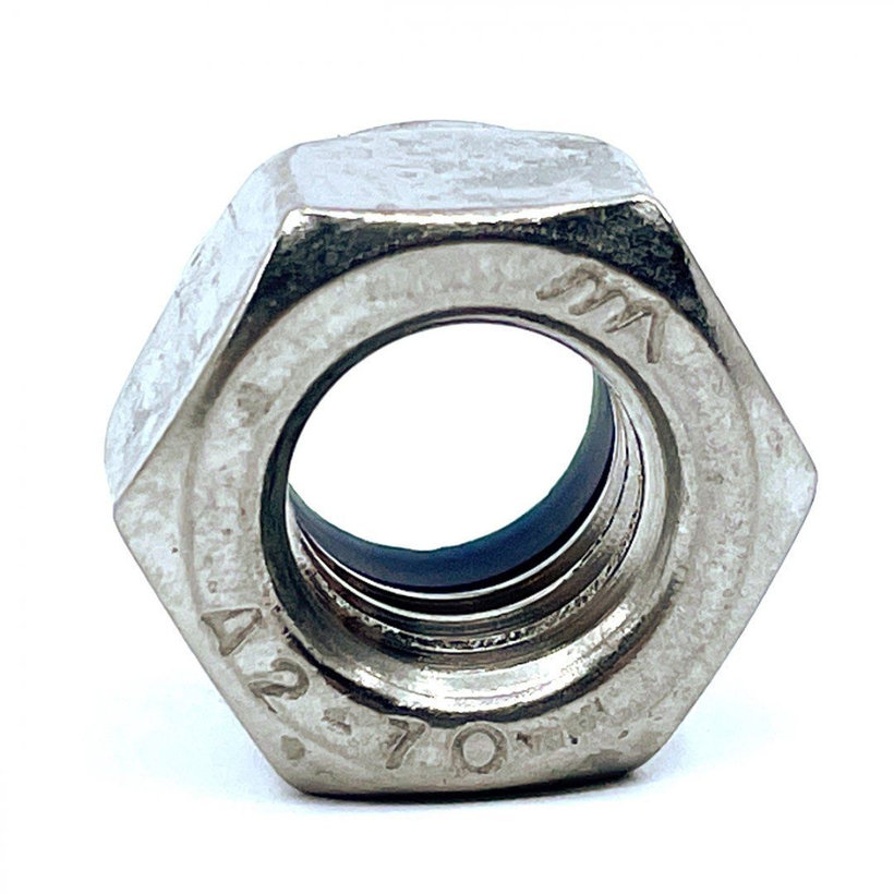 Biztosítóanya DIN 985 rozsdamentes acél A2 M5