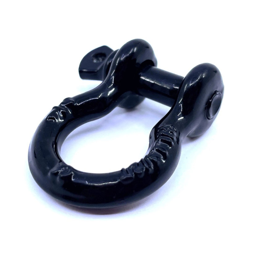 Szilárd kengyel Ív alakú, csappal - fekete 0,5T