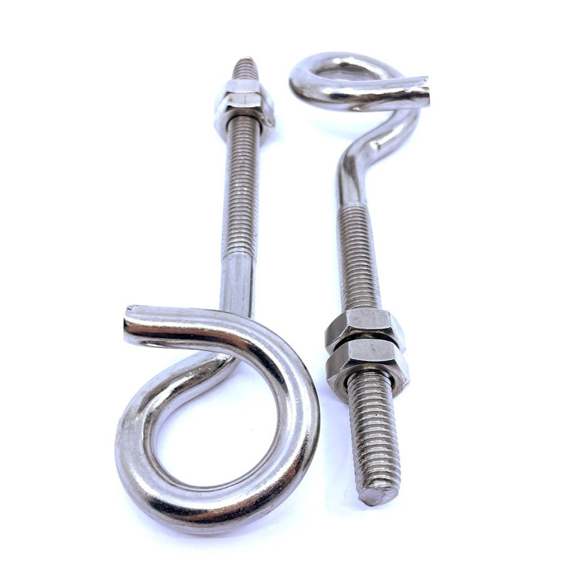 Hintakampó menettel - rozsdamentes acél A2 150 mm