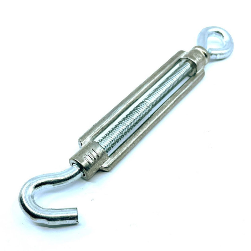 Pontos feszítő szem-kampó 6x60mm