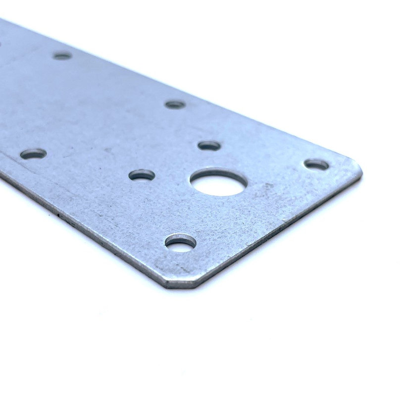 Lapos perforált csatlakozólemez 120x45x2 mm