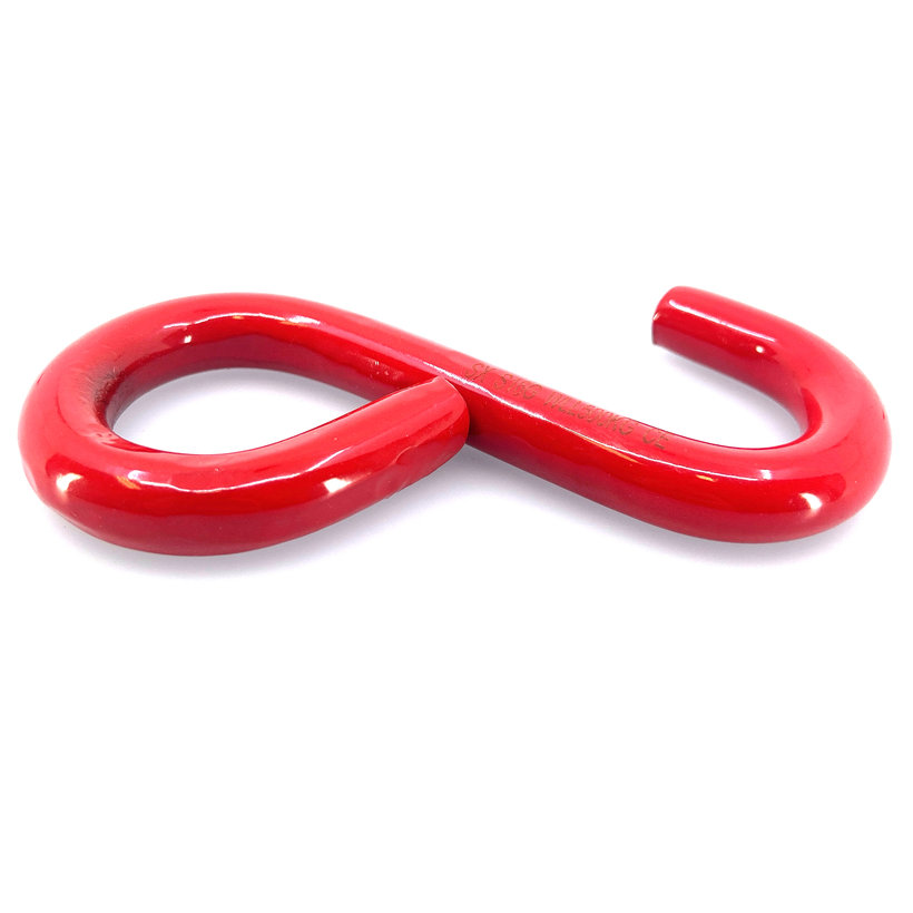 Zárt S-kampó, osztályú 80, teherbírás 200 kg