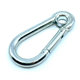 Karabiner gyűrűvel zn 5mm