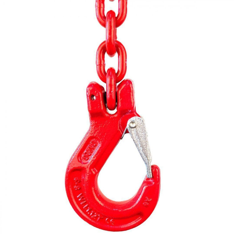 Láncos felfüggesztés kampó-kampó 80 o. (1,5 m, 5300 kg, 13 mm)