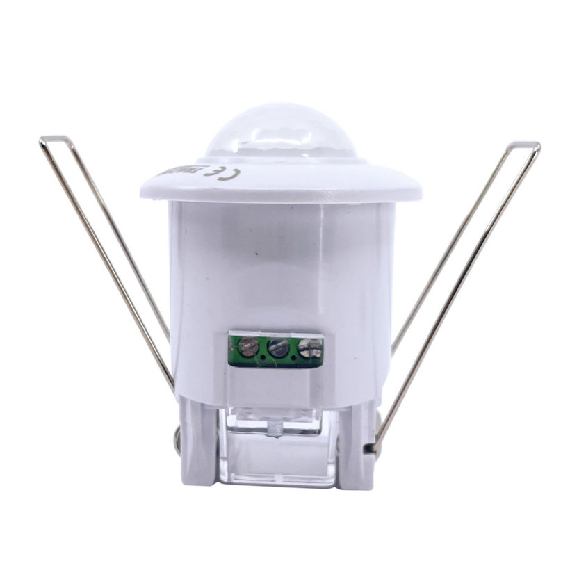 Mozgásérzékelő, süllyeszthető, mini, fehér 360°