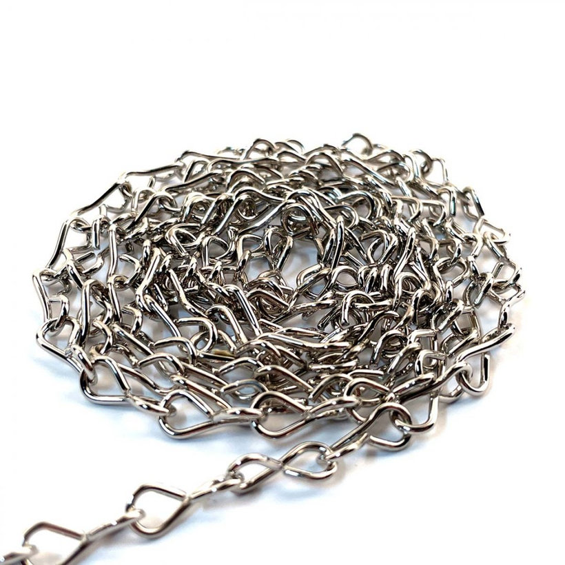 Egyszerű lánc nikkelezett 1,3mm