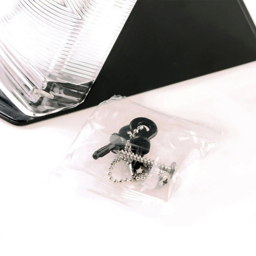 Szolár LED fali lámpa PIR mozgásdetektorral fekete