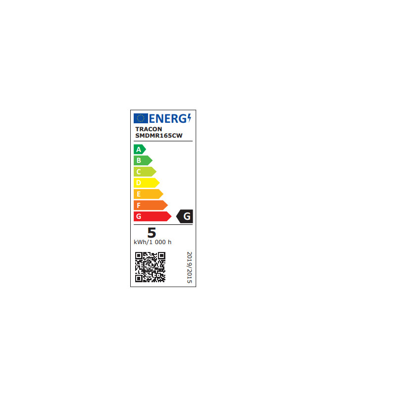 SMD LED spot fényforrás G5.3 5W MR16 - hideg fehér