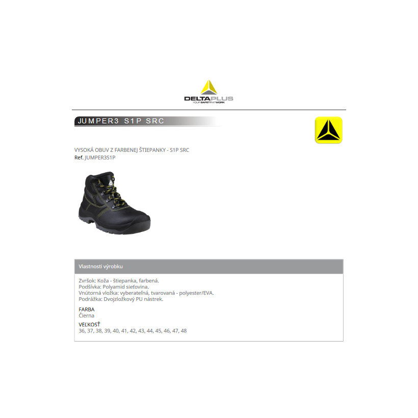 Boka munkacipő JUMPER3 S1P 41
