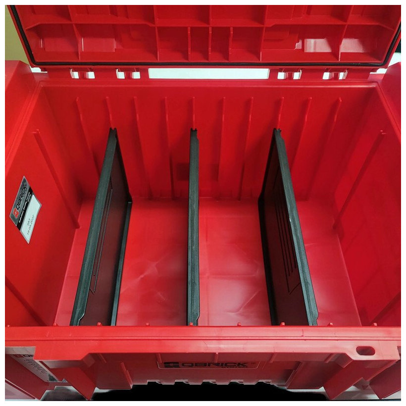 Box QBRICK® System PRO Toolbox Red Ultra HD 450x330x240mm