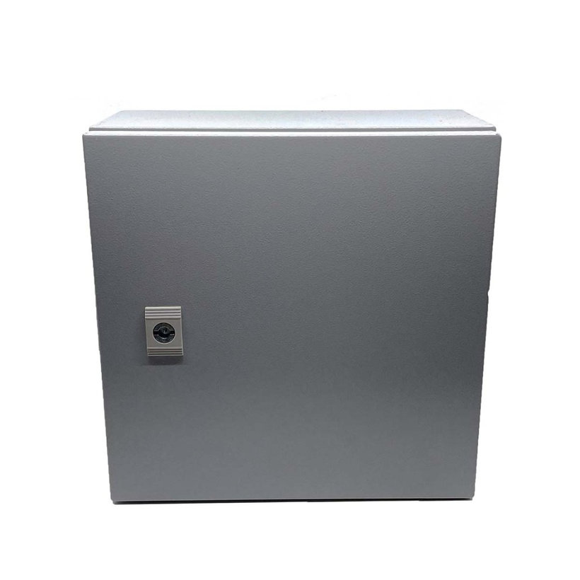 Fém elosztószekrény, acél, szürke 300x300x150mm