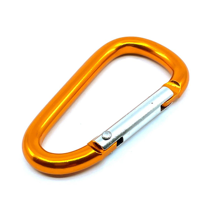 Karabiner alumínium D-alakú 5mm - 1db