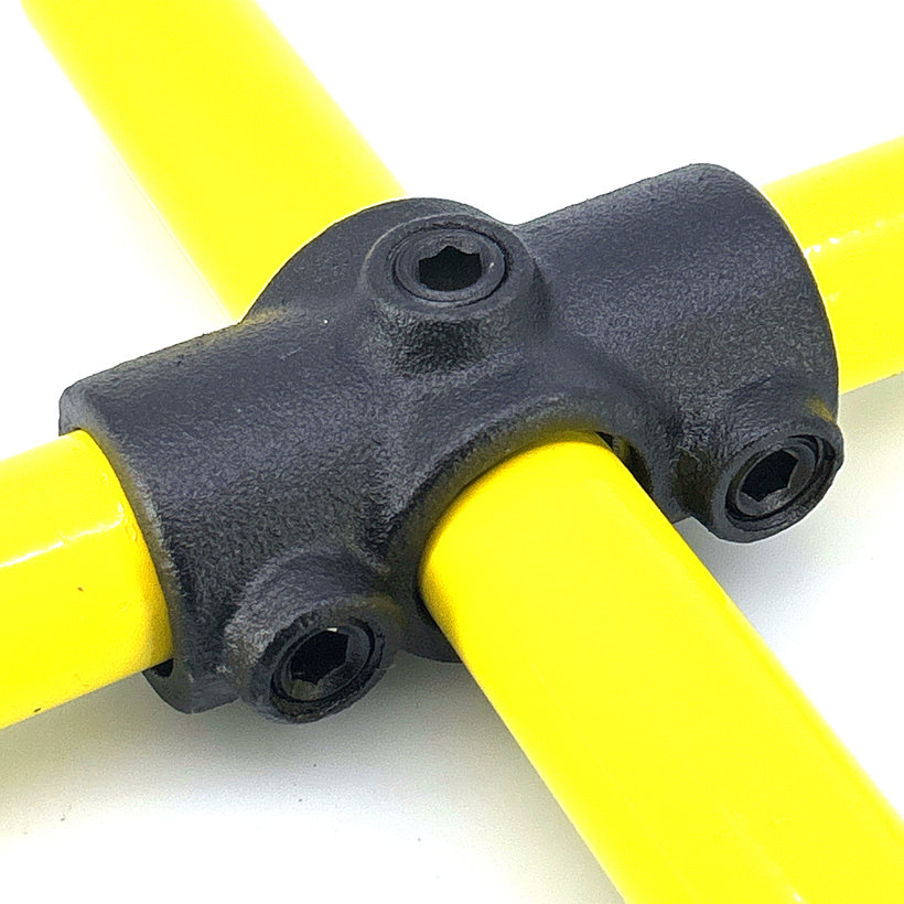 Kötőelem X-alakú 27 mm - fekete