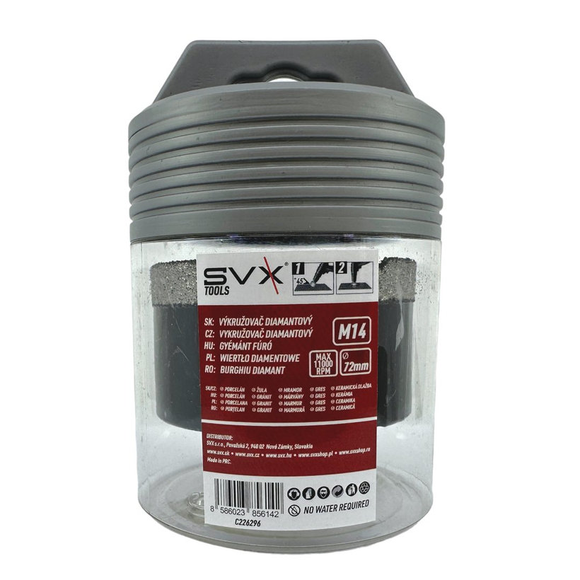 Gyémánt maró M14-72mm