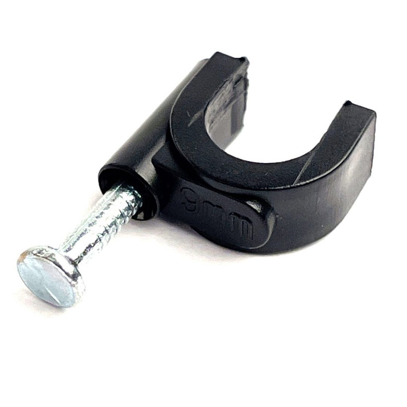 Kábelbilincs ovális fekete 4mm