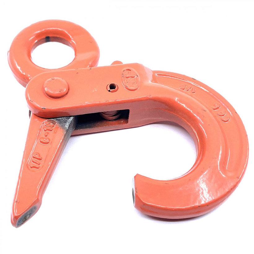 Önzáró kampó szemmel 100 o. narancssárga 10mm