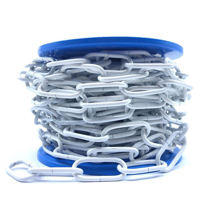 Klasszikus lánc színes, orsón/fehér 3mm