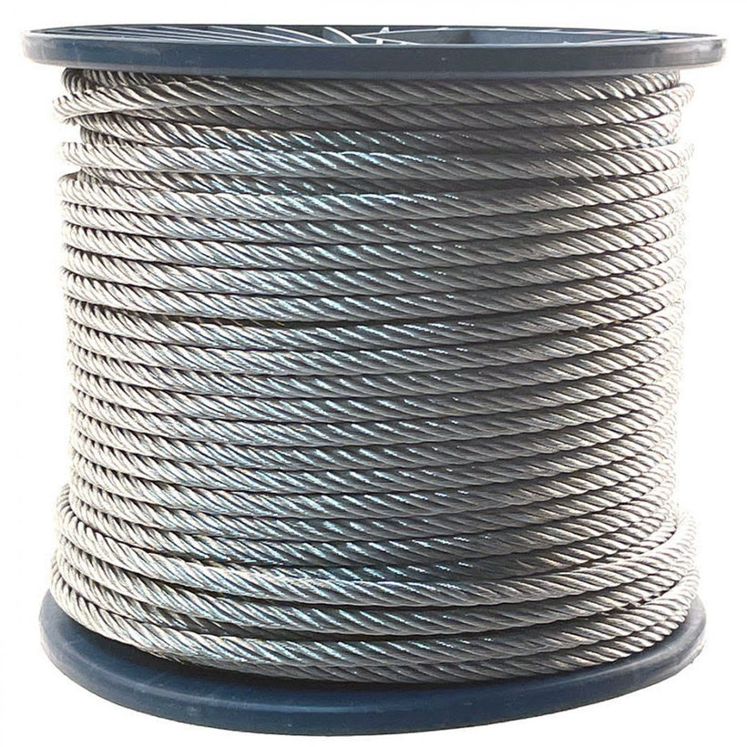 Acélkötél DIN 3055 6x7 + FC 6mm