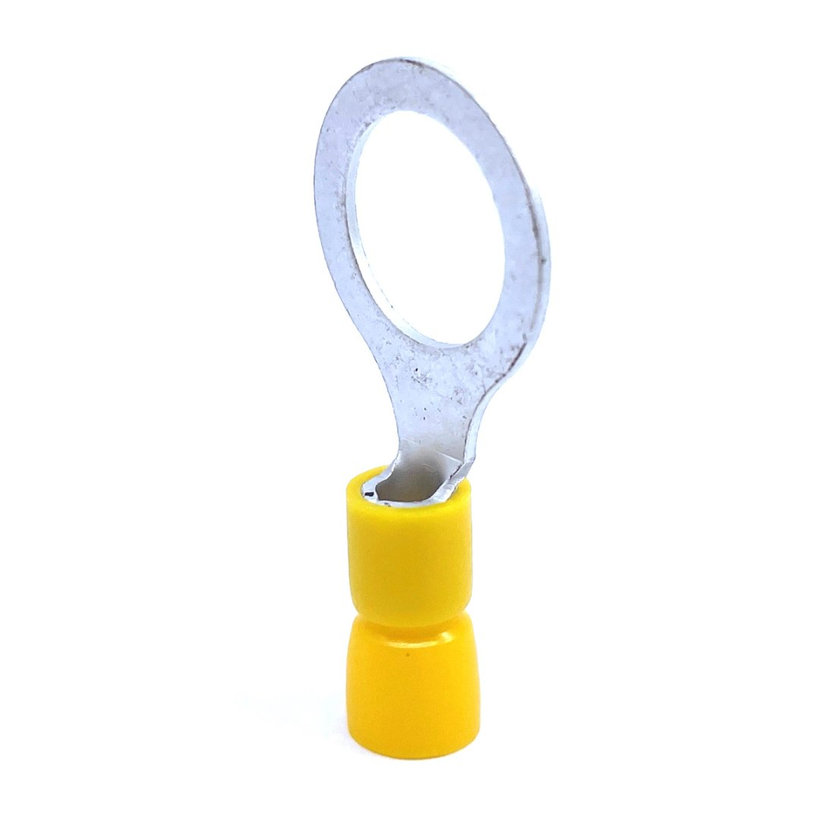 Szigetelt szemes saru, ónozott elektrolitréz, sárga 6mm²