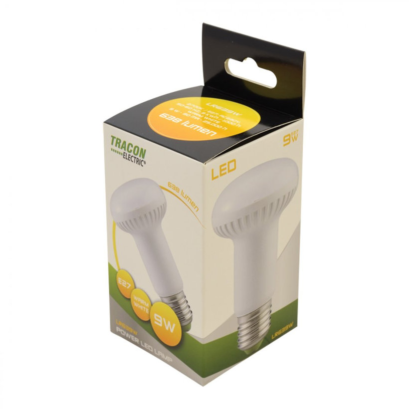 LED reflektorlámpa E27 9W - semleges fehér