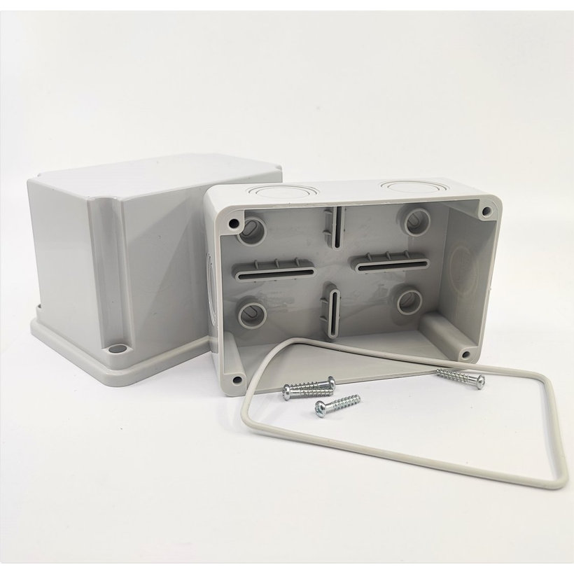 Szerelődoboz magas IP55 átlátszatlan 100x100x120mm