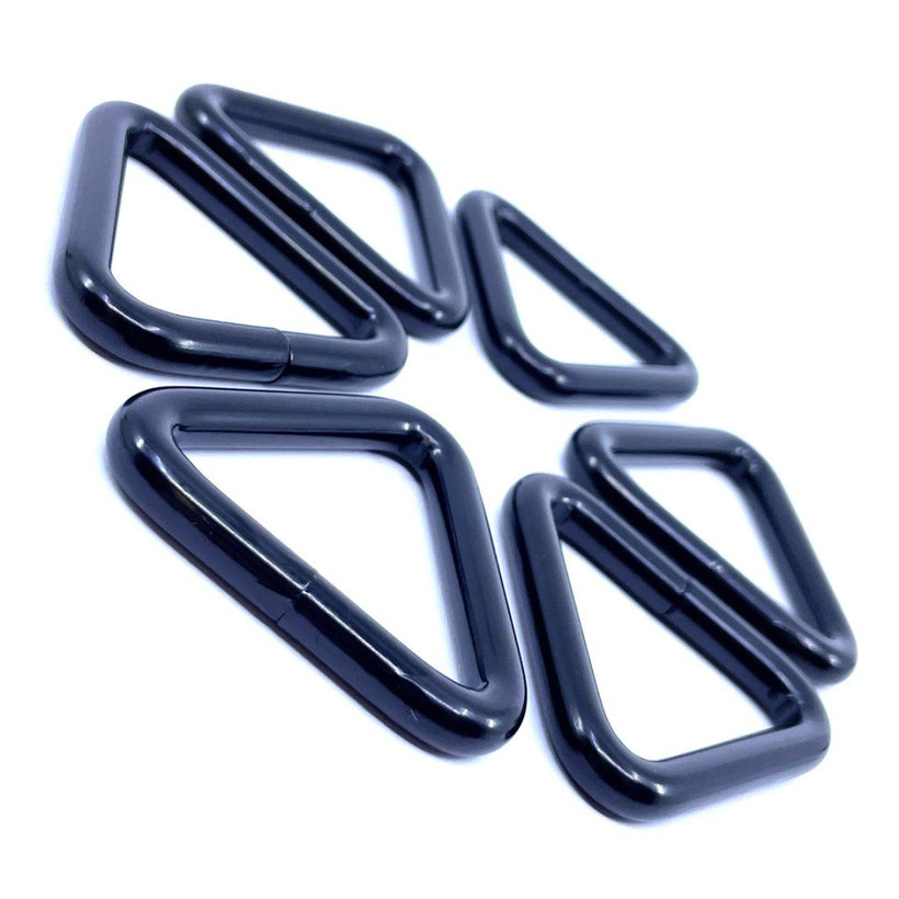 Hegesztett háromszög fekete 5x30mm