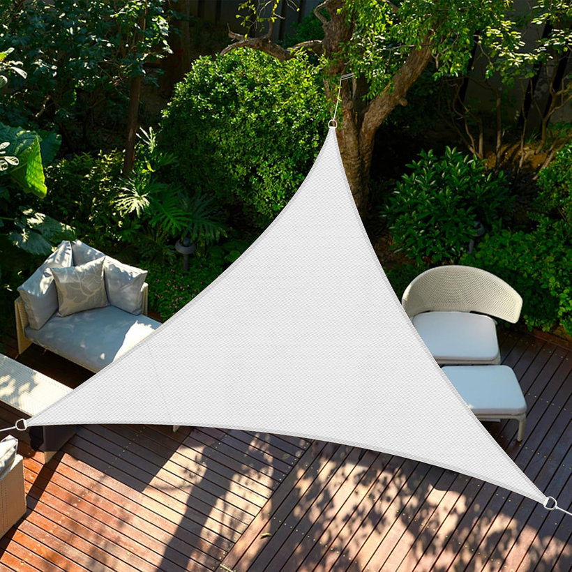 Árnyékvitorla vízálló fehér 3x3x3 m