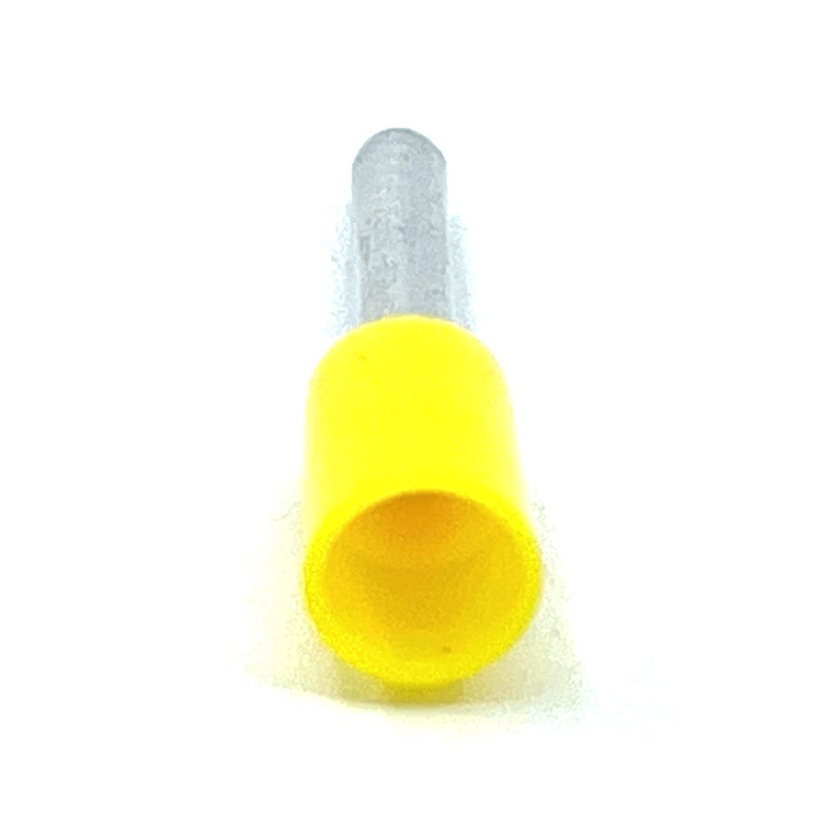 Szigetelt érvéghüvely, ónozott elektr.réz, sárga 1mm²