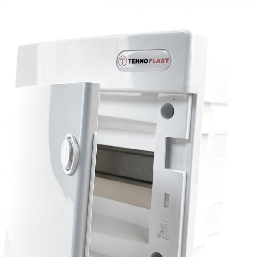 Kapcsolótábla süllyesztett fehér U8 - C/N 211x232x99mm