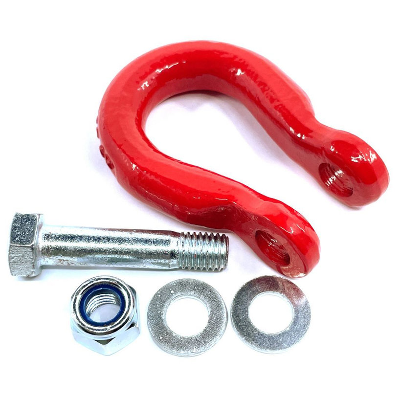 Speciális omega kengyel 80 o. piros 10mm