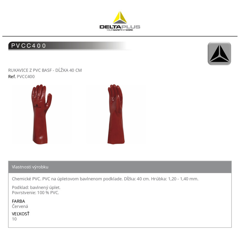 PVCC400 munkakesztyű 10