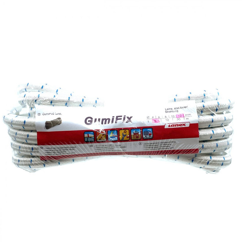 Gumikötél fonattal 5m 12mm