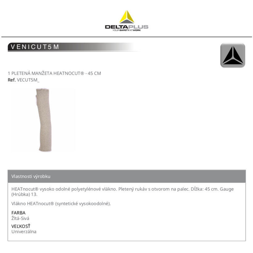 Kötött mandzsetta VENICUT5M