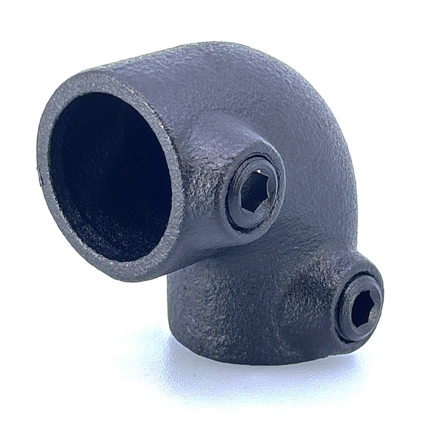 Kötőelem L-alakú 27 mm - fekete