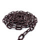 Műanyag lánc barnás/bordó 10mm