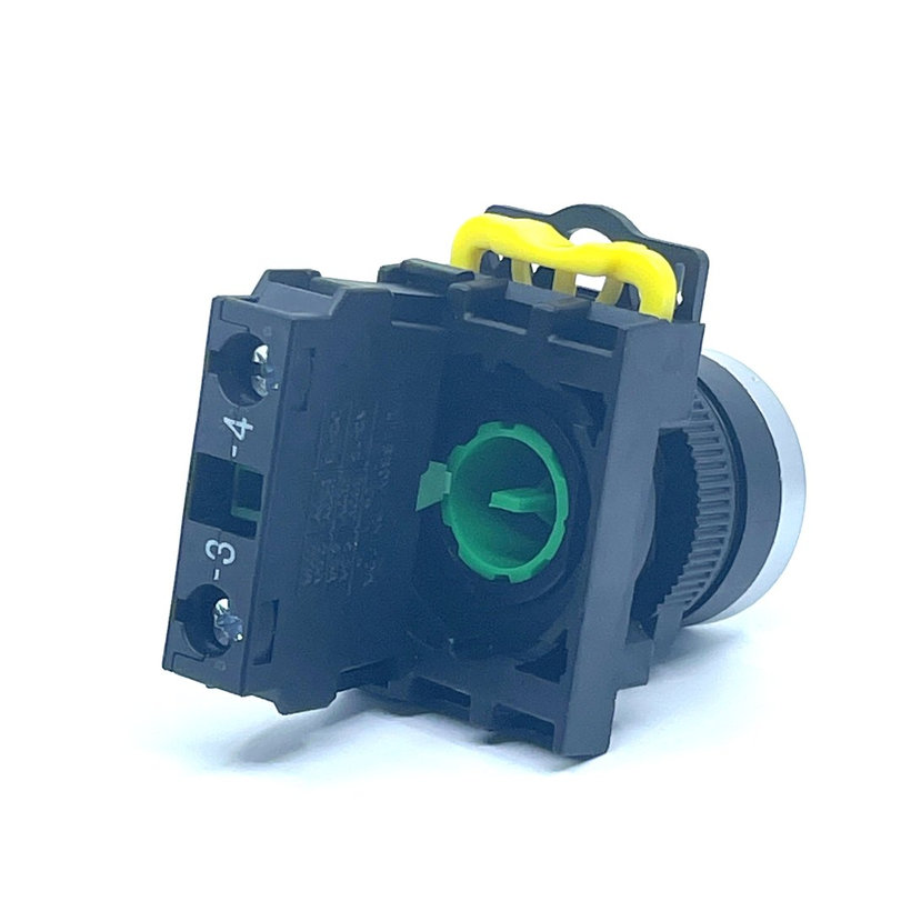 Egyszerű nyomógomb, zöld