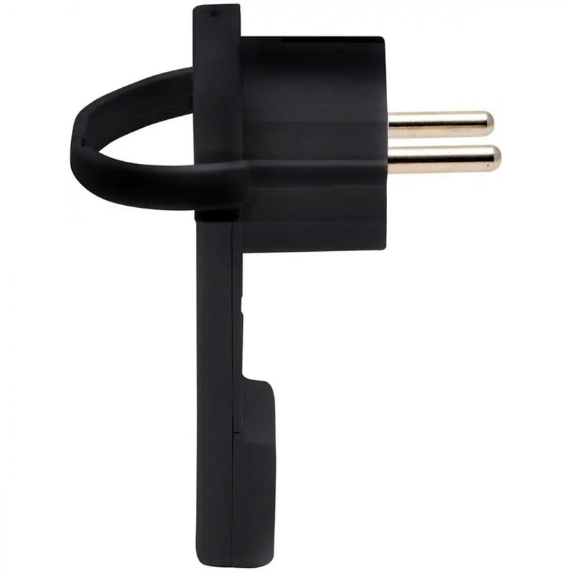 Lapos dugó fekete, csuklós gyűrűvel