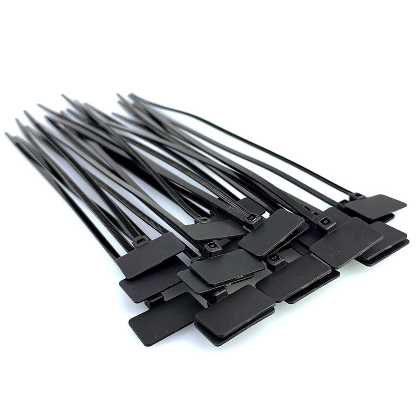 Jelölőcímke szalaggal fekete - 3,6x220mm