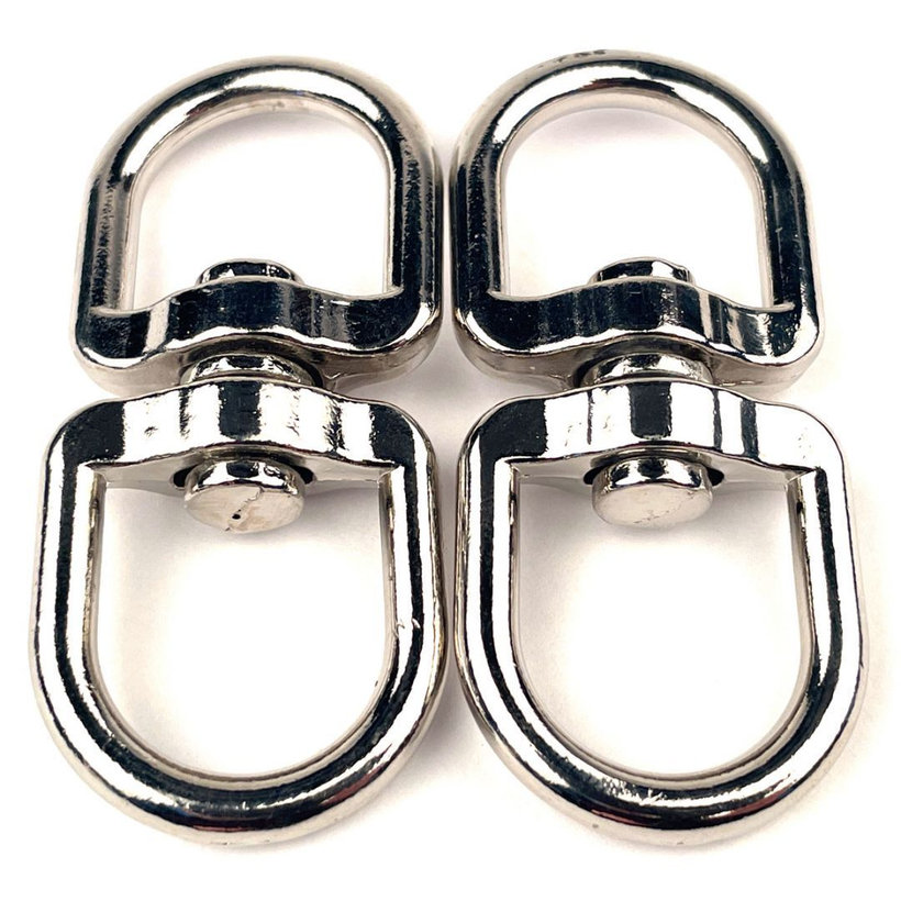 Forgó összekötő nikkelezett 16x16mm