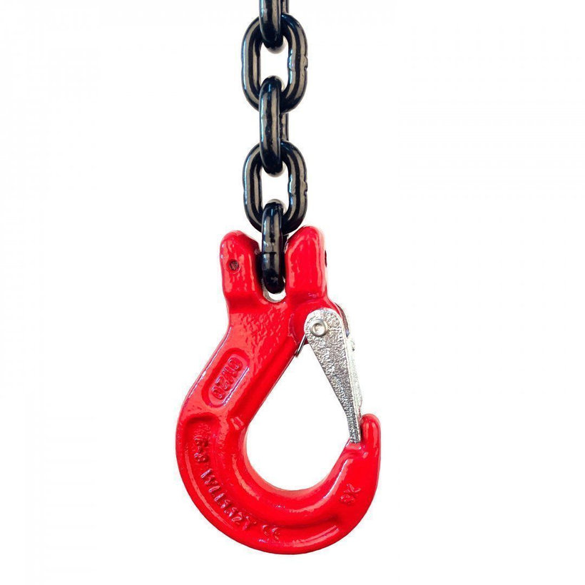 Láncos felfüggesztés kampó-kampó 80 o. (4 m, 3150 kg, 10 mm)