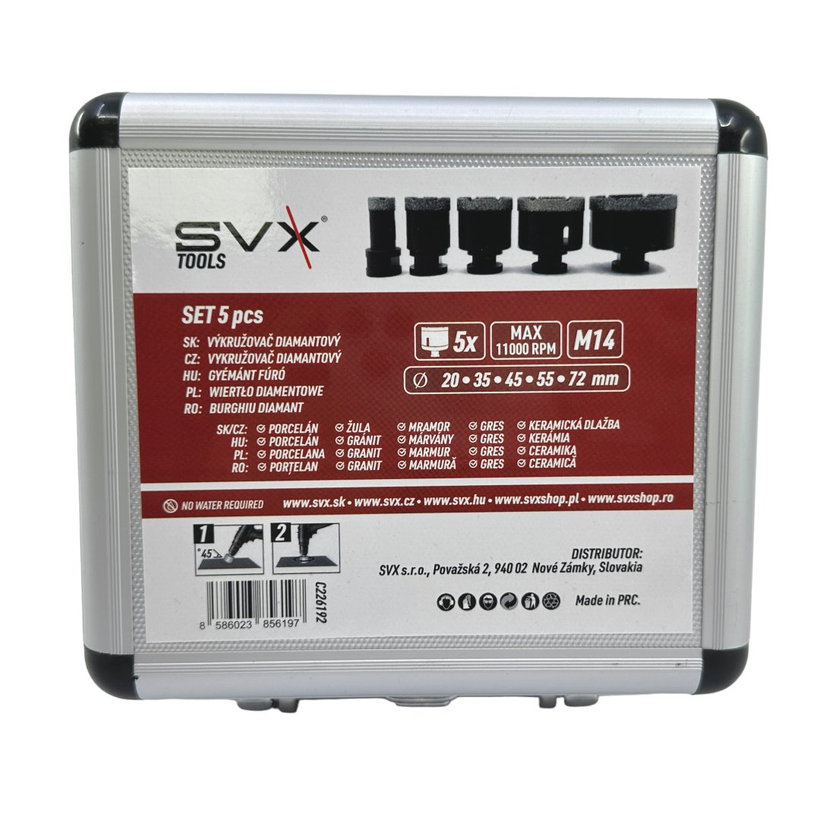 Marókészlet - gyémánt (20-72mm)