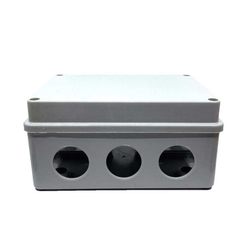 Kötődoboz, falon kívüli, műanyag csavarral IP65 190x145x80mm