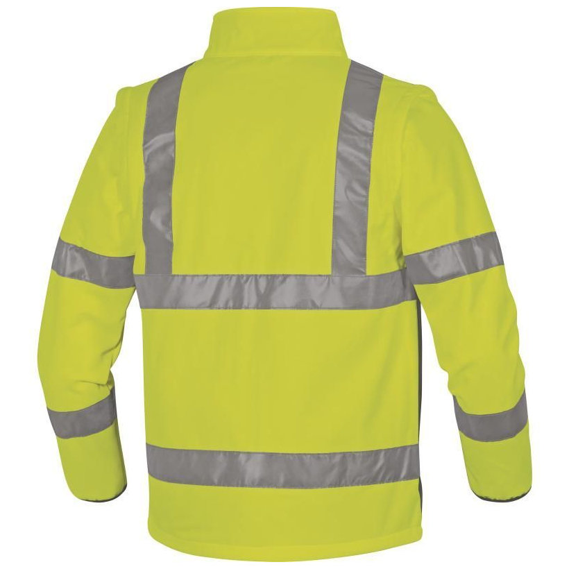 Fényvisszaverő softshell kabát MOONLIGHT2 sárga  M